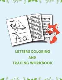 Letter Tracing And Coloring Book