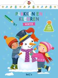 Plak en kleur - Winter