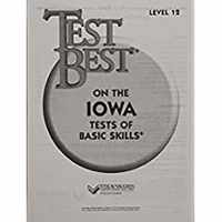 Test Best Itbs: Test Workbook Grade 6 (Level 12)