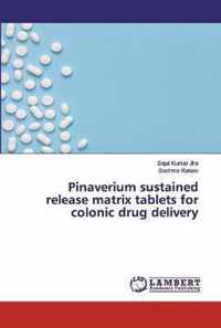 Pinaverium sustained release matrix tablets for colonic drug delivery