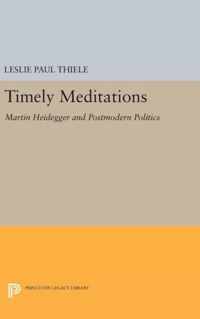 Timely Meditations - Martin Heidegger and Postmodern Politics