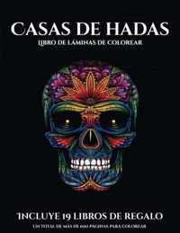 Libro de laminas de colorear (Casas de hadas)