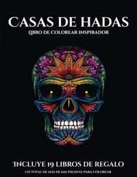 Libro de colorear inspirador (Casas de hadas)