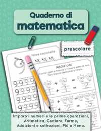 Quaderno di matematica prescolare