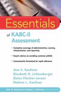 Essentials of KABC-II Assessment