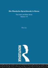 Die Mandschu-Sprachkunde in Korea