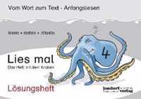 Lies mal 4 - Das Heft mit dem Kraken. Lösungsheft