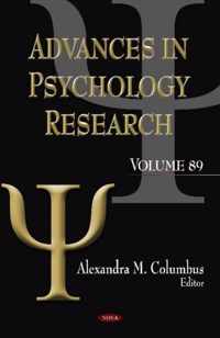 Advances In Psychology Research