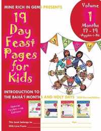 19 Day Feast Pages for Kids - Volume 1 / Book 5