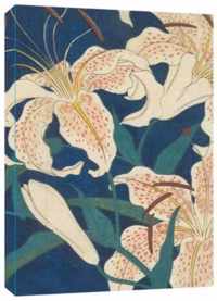 Hiroshige Spotted Lilies Dotted Paperback Journal