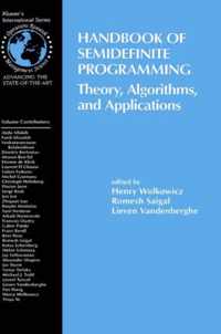 Handbook of Semidefinite Programming