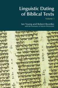 Linguistic Dating of Biblical Texts