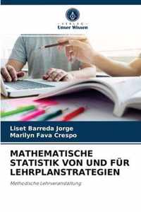 Mathematische Statistik Von Und Fur Lehrplanstrategien