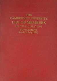 Cambridge University List of Members
