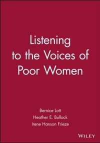 Listening to the Voices of Poor Women