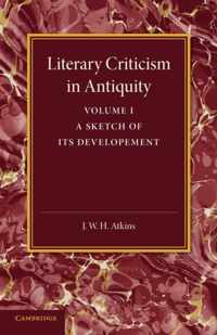 Literary Criticism in Antiquity