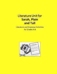 Literature Unit for Sarah, Plain and Tall