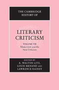 The Cambridge History of Literary Criticism