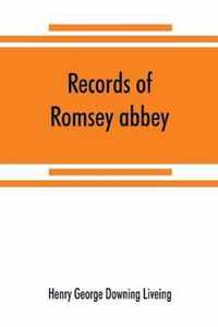 Records of Romsey abbey