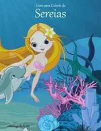 Livro para Colorir de Sereias