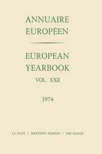 European Yearbook / Annuaire Europeen