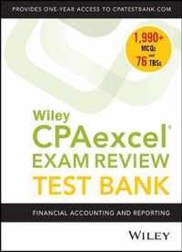 Wiley CPAexcel Exam Review 2020 Test Bank