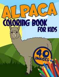 Alpaca Coloring Book for Kids