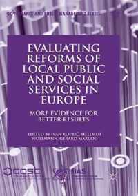 Evaluating Reforms of Local Public and Social Services in Europe