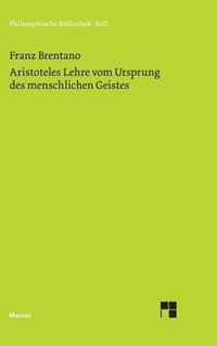 Aristoteles Lehre vom Ursprung des menschlichen Geistes