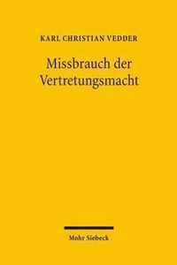 Missbrauch der Vertretungsmacht