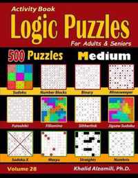 Activity Book: Logic Puzzles for Adults & Seniors