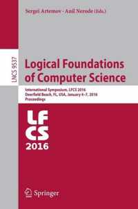 Logical Foundations of Computer Science