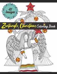 Zentangle Christmas Coloring Book