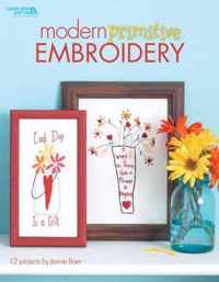 Modern Primitive Embroidery (Leisure Arts