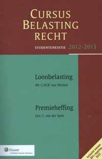 Cursus belastingrecht  / Loonbelasting / premieheffing / deel Studenteneditie 2012-2013