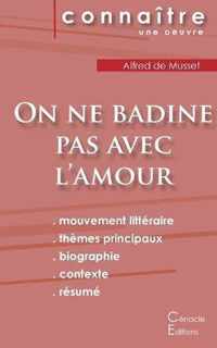 Fiche de lecture On ne badine pas avec l'amour de Musset (Analyse litteraire de reference et resume complet)