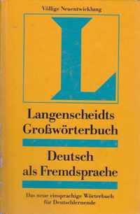 Langenscheidts GrosswÃ¶rterbuch Deutsch als Fremdsprache