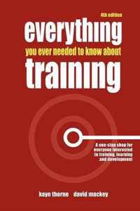 Everything You Ever Needed to Know About Training