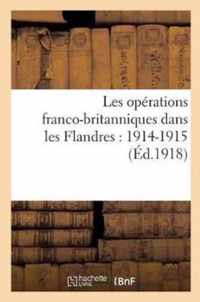 Les Operations Franco-Britanniques Dans Les Flandres