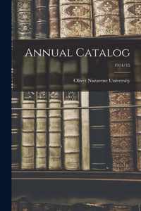 Annual Catalog; 1914/15