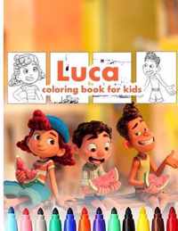 Luca coloring book for kids