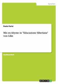 Mis en Abyme in Educazione Siberiana von Lilin