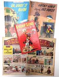 Lucky Luck Stripboeken - Set van 2 Stripalbums, 3 Stripbladen en 1 Agenda