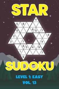 Star Sudoku Level 1: Easy Vol. 13