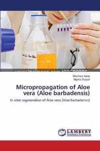 Micropropagation of Aloe vera (Aloe barbadensis)