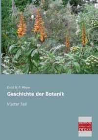 Geschichte Der Botanik