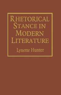 Rhetorical Stance in Modern Literature