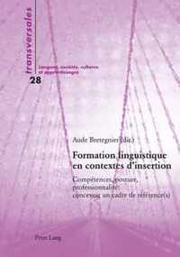 Formation linguistique en contextes d'insertion