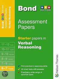 Bond Starter Papers In Verbal Reasoning 6-7 Years