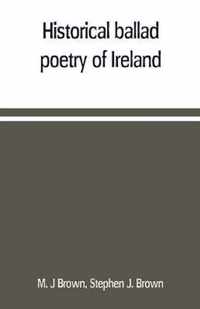 Historical ballad poetry of Ireland